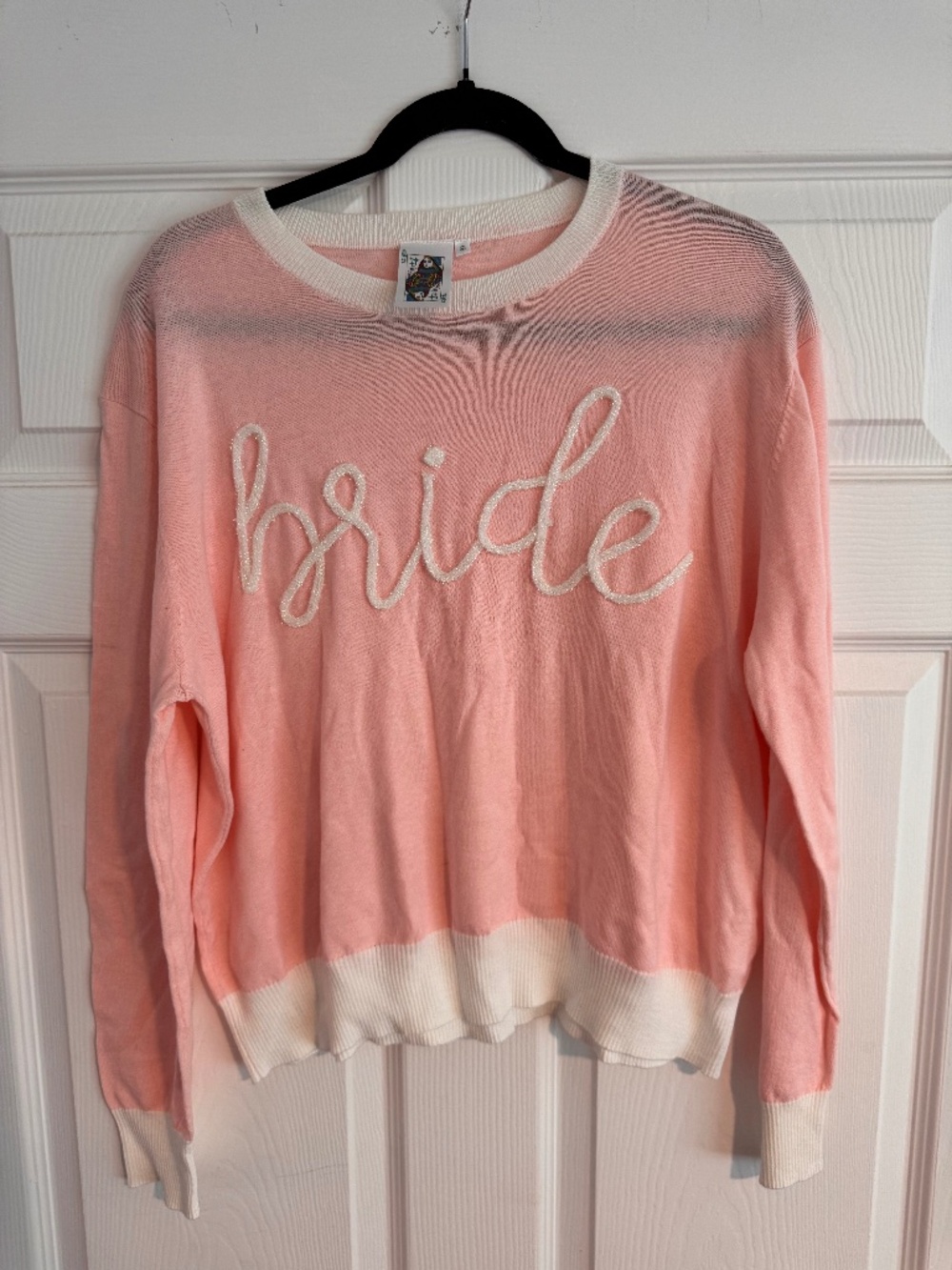 Queen of Sparkles "Bride" Ombré Sweater